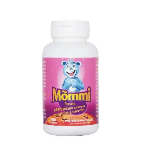 MÕMMI (PUNANE PÄEVAKÜBAR) TBL 30MG N100 (MUSTSÕSTRAMAITSELIN - Tootepilt 