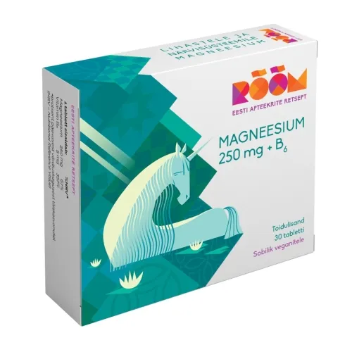 RÕÕM MAGNEESIUM 250MG TBL N30 - Tootepilt 
