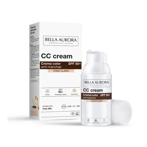 Product image of BELLA AURORA ANTI-DARK SPOT CC CREAM SPF50 LIGHT 30ML