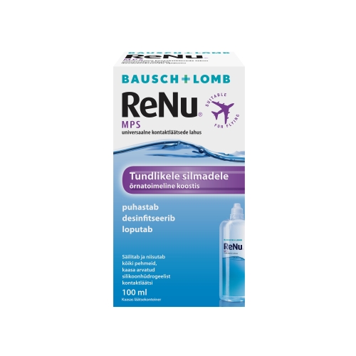 BAUSCH&LOMB RENU MPS TUNDLIKELE SILMADELE 100ML - Tootepilt 