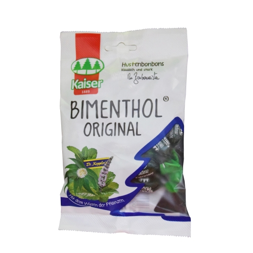 KAISER KÖHAKARAMELLID BIMENTHOL ORIGINAL 85G - Tootepilt 