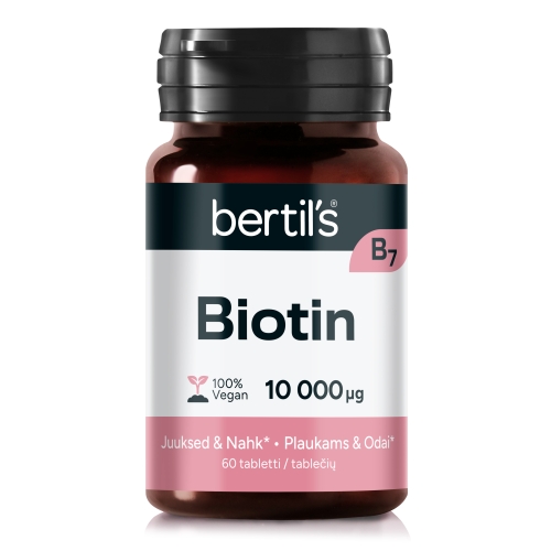Product image of BERTILS BIOTIN TBL 10000 MCG N60