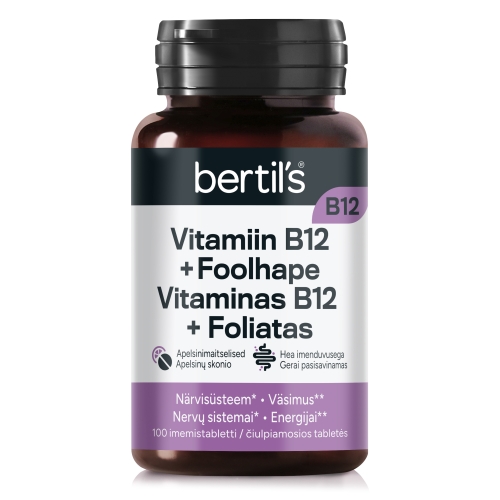 Product image of BERTILS VITAMIN B12+FOOLHAPE IMEMISTBL N100