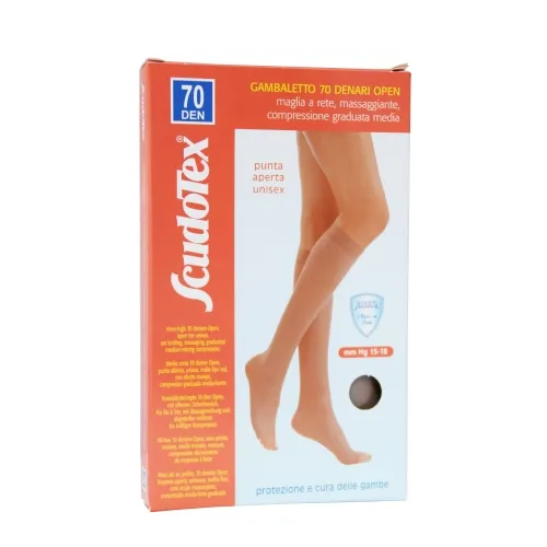 SCUDOTEX PÕLVIKUD AVATUD VARBAOSA 70DEN T3 NATURE