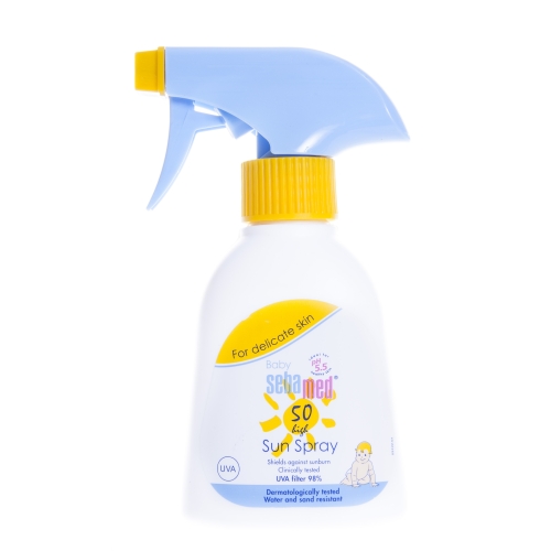 SEBAMED BABY PÄIKESEKAITSESPREI F50 200ML - Tootepilt 