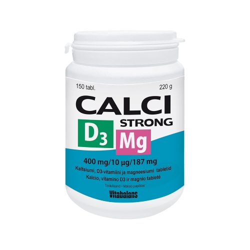 Product image of CALCISTRONG + MAGNEESIUM + VITAMIIN D3 TBL N150