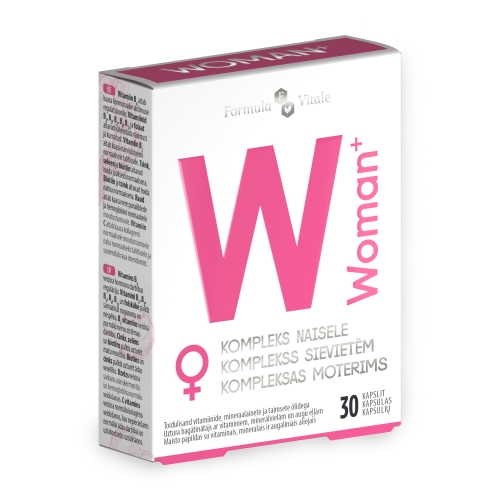 Product image of FORMULA VITALE WOMAN+ KAPSLID N30