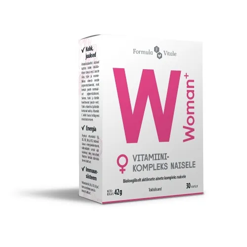 Product image of FORMULA VITALE WOMAN+ KAPSLID N30