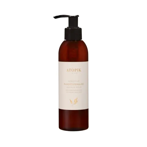 ATOPIK SENSITIVE NÄOPUHASTUSEMULSIOON TUNDLIKULE NAHALE 200ML - Tootepilt 