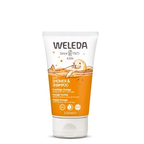WELEDA SHAMPOON-DUSHIKREEM LASTELE APELSIN 150ML - Tootepilt 