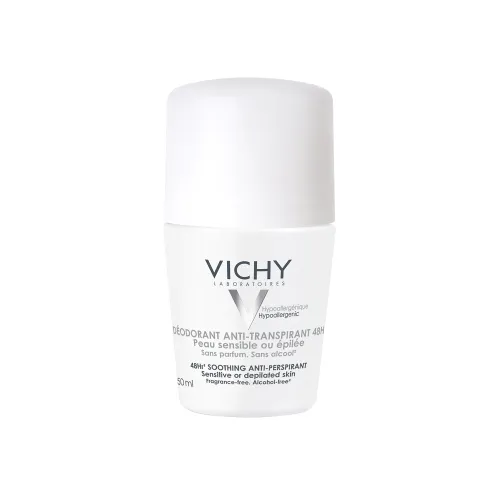 VICHY ANTIPERSPIRANT ROLL-ON 48H TUNDLIKULE NAHALE 50ML - Tootepilt 