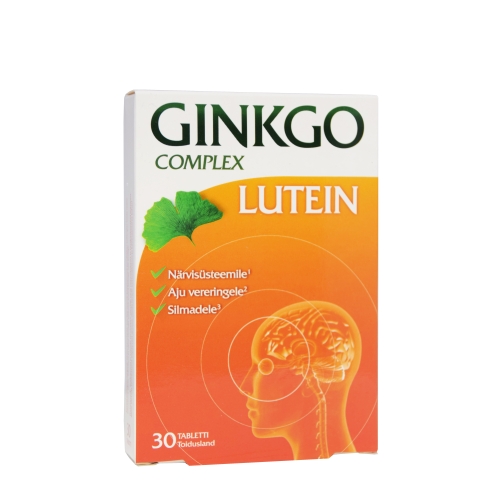GINKGO COMPLEX LUTEIIN TBL N30 - Tootepilt 