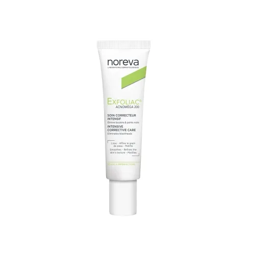 NOREVA EXFOLIAC Acnomega 200 KREEM AKNELISELE NAHALE 30ML - Tootepilt 