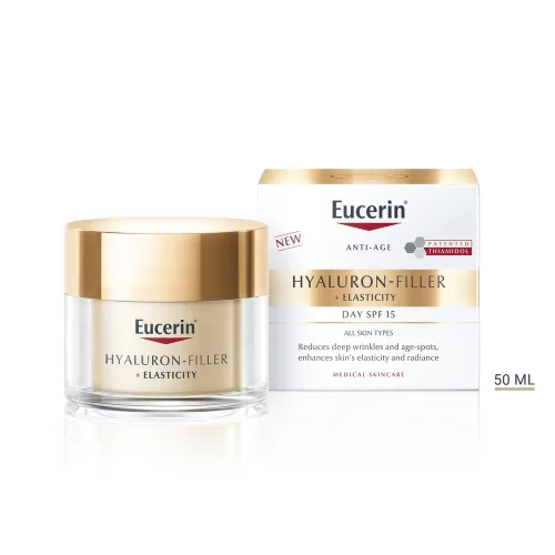 EUCERIN HYALURON FILLER+ELASTICITY PÄEVAKREEM 50ML - Tootepilt 