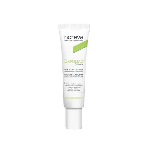 NOREVA EXFOLIAC INTENSIIVNE KREEM AKNELISELE NAHALE 30ML - Tootepilt 