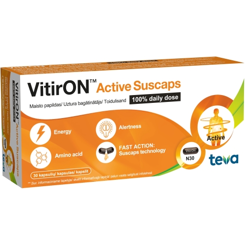 Product image of VITIRON ACTIVE SUSCAPS KAPSLID N30