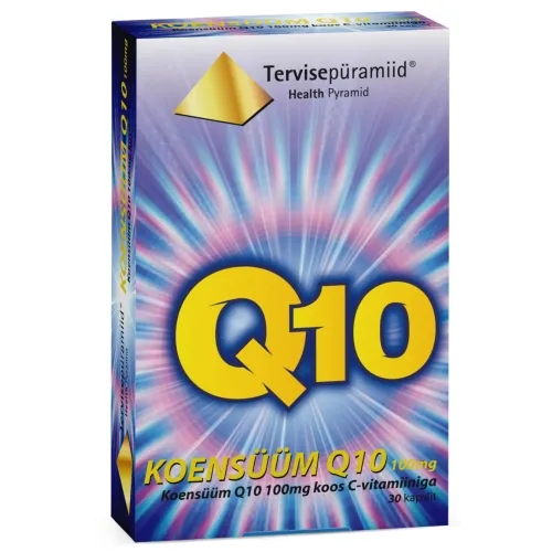 TERVISEPÜRAMIID KOENSÜÜM Q10 KAPSLID 100MG N30 - Tootepilt 