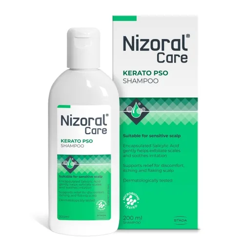 NIZORAL CARE KERATO PSO SHAMPOON TUNDLIKULE PEANAHALE 200ML - Tootepilt 