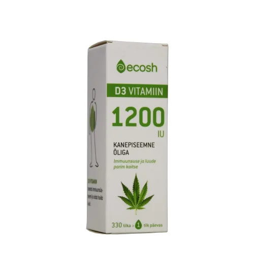 ECOSH D3-VITAMIIN TILGAD 1200IU/TILGAS 10ML KANEPIÕLIGA - Tootepilt 