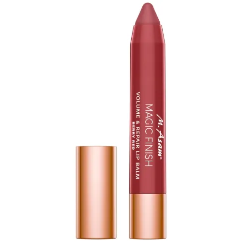 M.ASAM MAGIC FINISH VOLUME & REPAIR HUULEPALSAM BERRY RED 3,3G - Tootepilt 