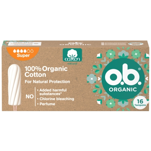 Product image of O.B. HÜG TAMPOONID ORGANIC SUPER N16