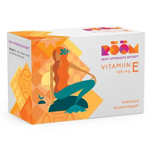 RÕÕM VITAMIIN E 168MG KAPSLID N60 - Tootepilt 