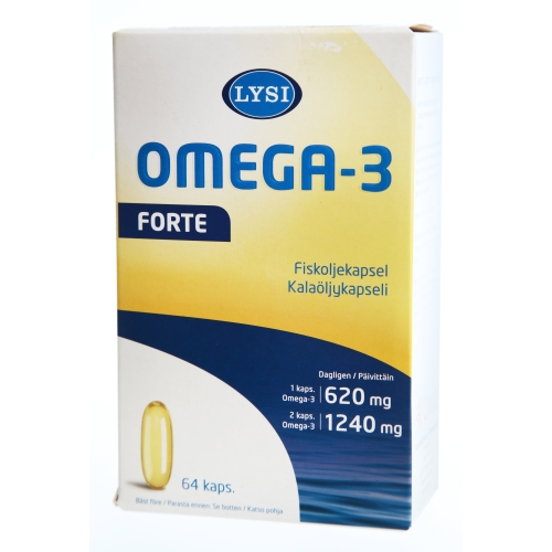 Product image of LYSI OMEGA-3 FORTE KAPSLID N64 (90G)
