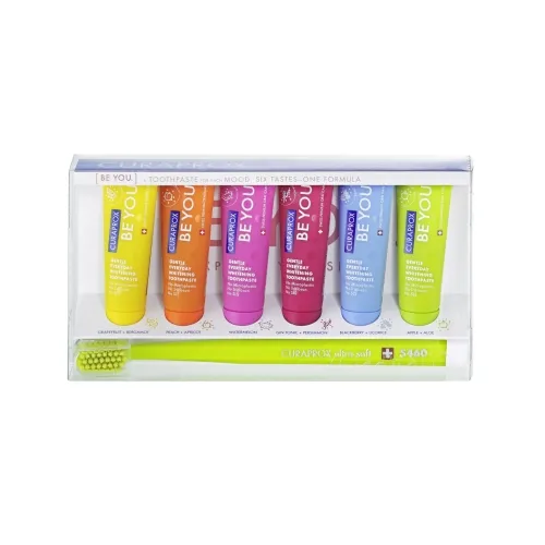 CURAPROX BE YOU KOMPLEKT HAMBAPASTA N6 + HAMBAHARI N1 - Tootepilt 