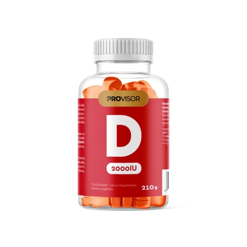 Product image of PROVISOR VITAMIN D3 GUMMIES 2000IU N60