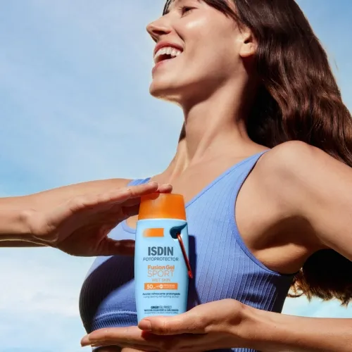 ISDIN SUN PÄIKSEKAITSEGEEL-KREEM SPORT SPF50 100ML - Tootepilt 4