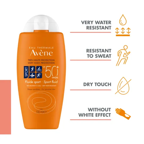 AVENE SUN SPORT PÄIKESEKAITSEEMULSIOON SPF50+ 100ML - Tootepilt 1