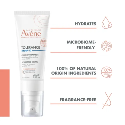 AVENE TOLERANCE HYDRA10 KREEM NIISUTAV 40ML - Tootepilt 1