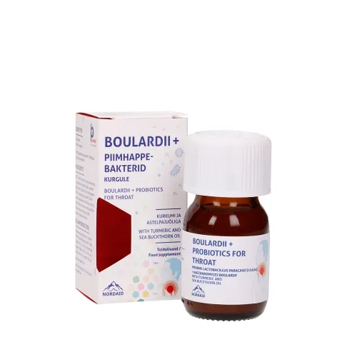 BOULARDII+ PIIMHAPPEBAKTERID KURKUMI JA ASTELPAJUÕLIGA 30ML - Tootepilt 