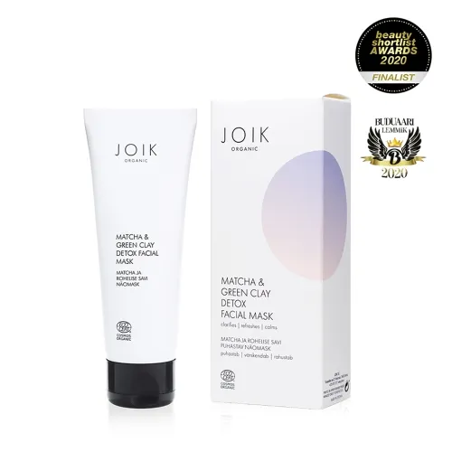 JOIK ORGANIC NÄOMASK PUHASTAV MATCHA & ROHELINE SAVI 75ML - Tootepilt 