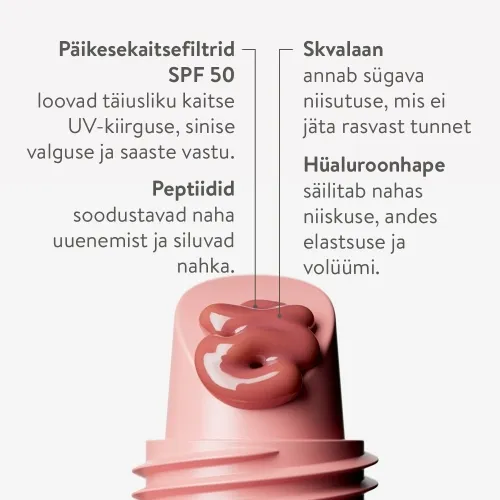 BABE HUULE- JA PÕSEPUNA PALSAM ROOSA SPF50 20ML - Tootepilt 7