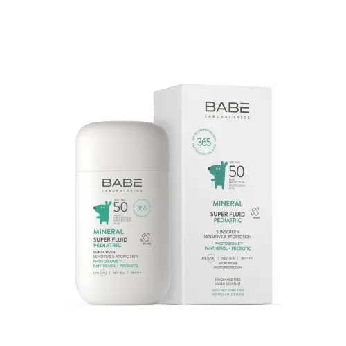 BABE PEDIATRIC MINERAALNE SUPERFLUID SPF50  50ML - Tootepilt 1