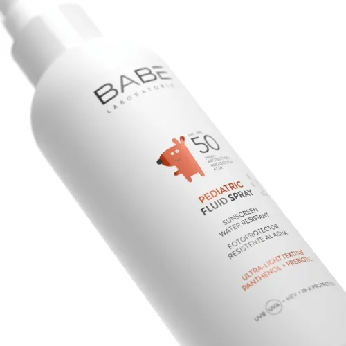 BABE PEDIATRIC PÄIKESEKAITSE FLUID SPREI SPF50 200ML - Tootepilt 2