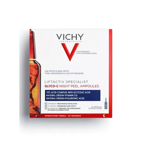 VICHY LIFTACTIV COLLAGEN GLYCO-C ÖÖAMPULLID KOORIVAD 2ML N10 - Tootepilt 