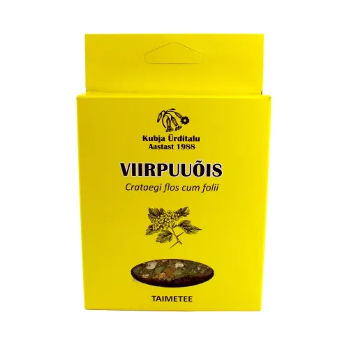 KUBJA VIIRPUUÕIED (CRATAEGI FLORES) 20G (KARP)