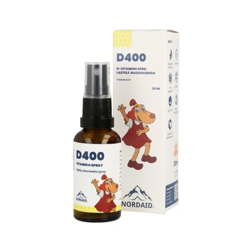 NORDAID D-VITAMIIN SUUKAUDNE SPREI 10MCG 30ML