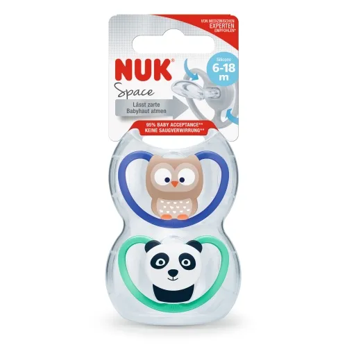 Product image of NUK RÕNGASLUTT SPACE 6-18 KUUD SIL N2