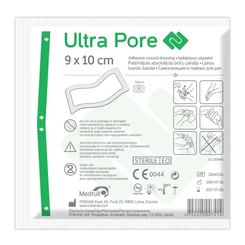 Product image of ISEKLEEPUV PLAASTER ULTRA PORE 9X10CM (MEDRULL)