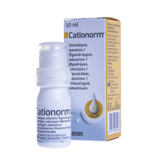 CATIONORM SILMATILGAD 10ML - Tootepilt 