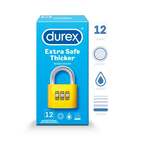 DUREX KONDOOMID EXTRA SAFE N12 - Tootepilt 
