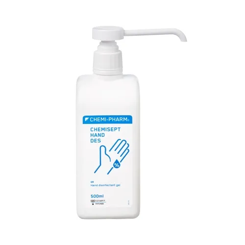 CHEMIPHARM CHEMISEPT HAND DES GEEL KÄTELE 500ML PUMBAGA - Tootepilt 