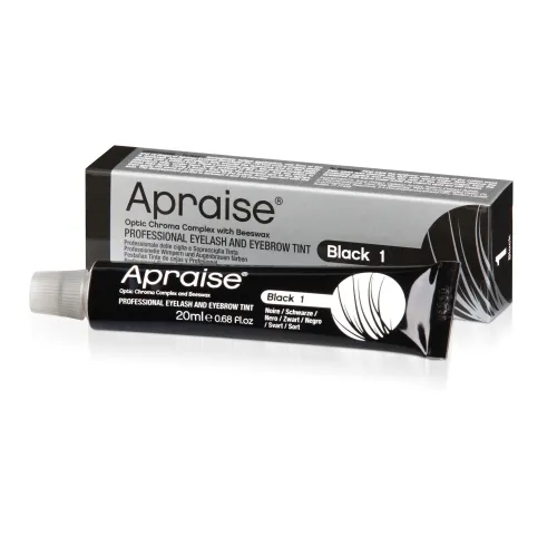 APRAISE RIPSME- JA KULMUVÄRV - NO. 1 BLACK 20 ML - Tootepilt 
