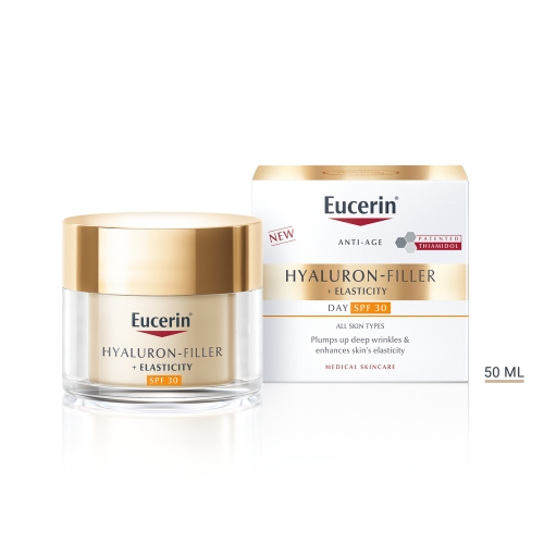 EUCERIN HYALURON FILLER+ELASTICITY PÄEVAKREEM SPF30 50ML - Tootepilt 