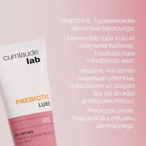 CUMLAUDE LUBE LUBRIKANT PREBIOOTIKUMIDEGA 30ML - Tootepilt 1