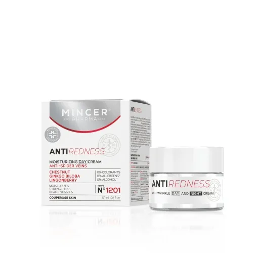 MINCER PHARMA REDNESS NÄOKREEM PUNETUSVASTANE 50ML