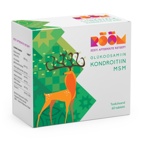 Product image of RÕÕM GLÜKOOSAMIIN KONDROITIIN MSM TBL N60